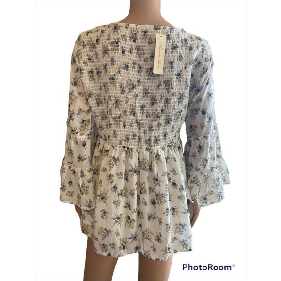 Magnolia lane Peasant Top M - Picture 2 of 12